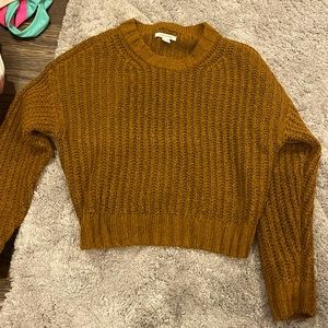 Brown American eagle sweater